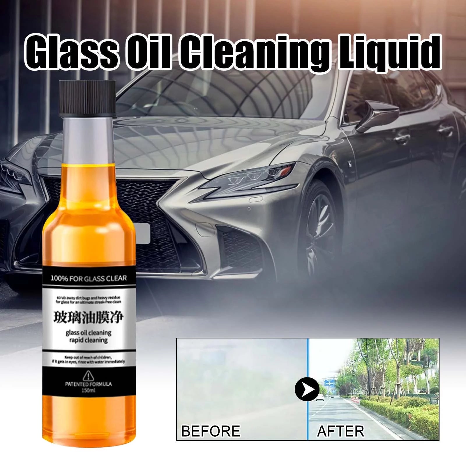 Glass Oil Film Remover