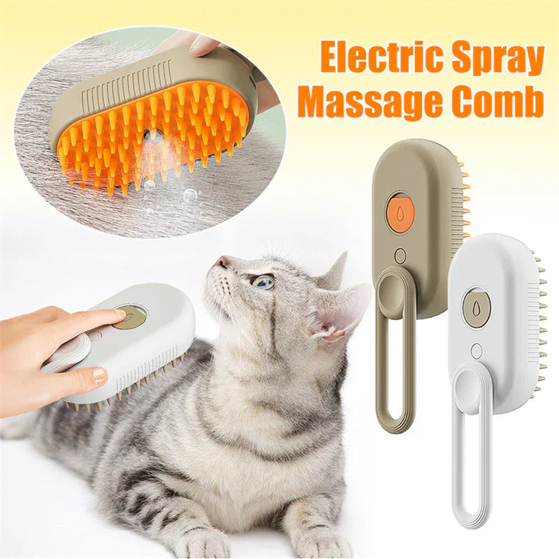 Rechargeable Steam Pet Brush