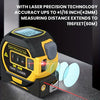 3 in 1 Digital Distance Range Multipurpose Laser Measure Tape ( BUY 1 GET 1 FREE )