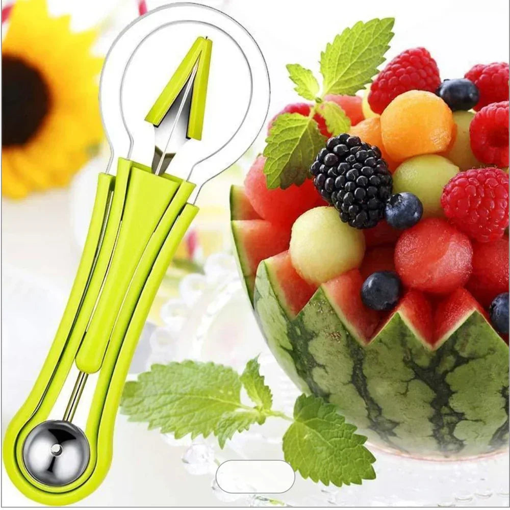 4 In 1 Stainless Steel Fruit Tool Set Carving Knife Fruit