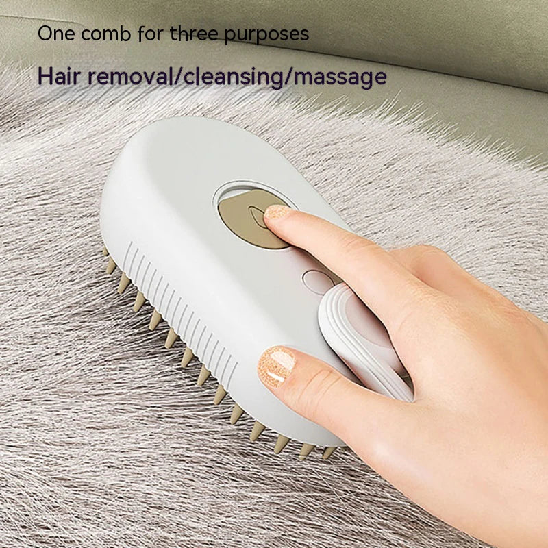 Rechargeable Steam Pet Brush