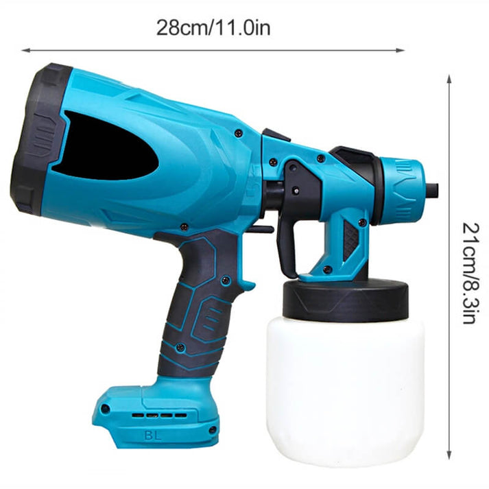 High-pressure Cordless Paint Sprayer with 2 Batteries