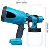 High-pressure Cordless Paint Sprayer with 2 Batteries