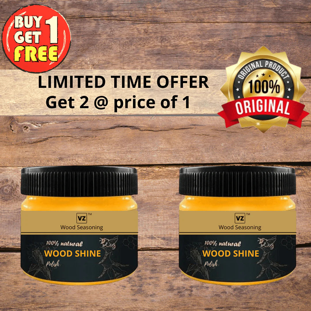 WOOD SHINE WAX (BUY 1  GET 1 )