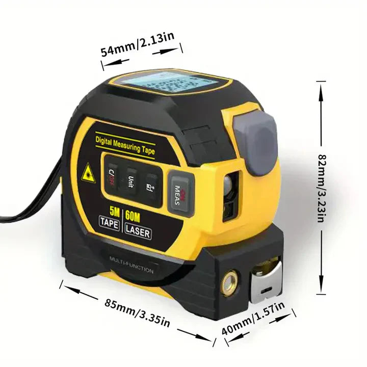 3 in 1 Digital Distance Range Multipurpose Laser Measure Tape ( BUY 1 GET 1 FREE )